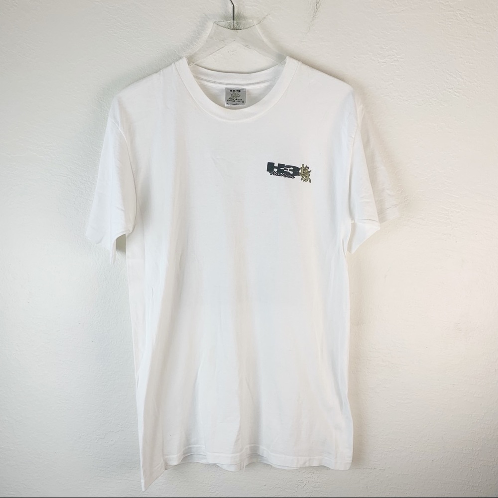 RARE Vintage 1997 H-3 Highway Hawaii Walk Unisex Short Sleeve T-shirt L - flaw